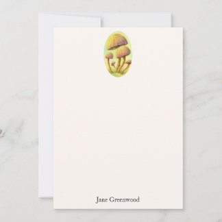 Carte De Correspondance Champignons de fées personnalisés
