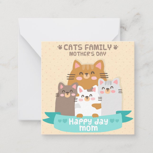 Carte De Correspondance Chats (Devant)