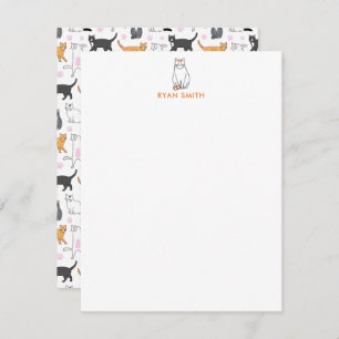 Carte De Correspondance Chats mignons