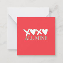 Chemise de la Saint-Valentin TOUT À MOI XOXO - Con