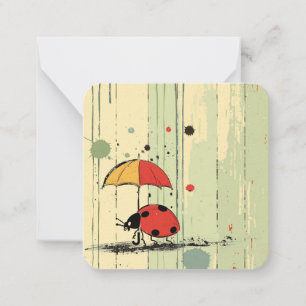 Carte De Correspondance Chic Ladybug Grace