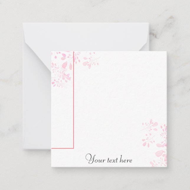Carte De Correspondance Chic simple (Devant)