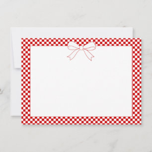 Carte De Correspondance Ciao Baby ! Couverture de Baby Shower Rouge Italie