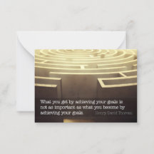 Citation Inspirationnelle de Henry David Thoreau "