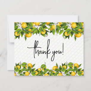 Carte De Correspondance Citrons Merci