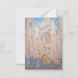 Carte De Correspondance Claude Monet - Cathédrale de Rouen au coucher du s