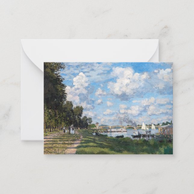 Carte De Correspondance Claude Monet - Le Bassin d'Argenteuil (Devant)