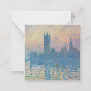 Carte De Correspondance Claude Monet Les Houses of Parliament Coucher de s