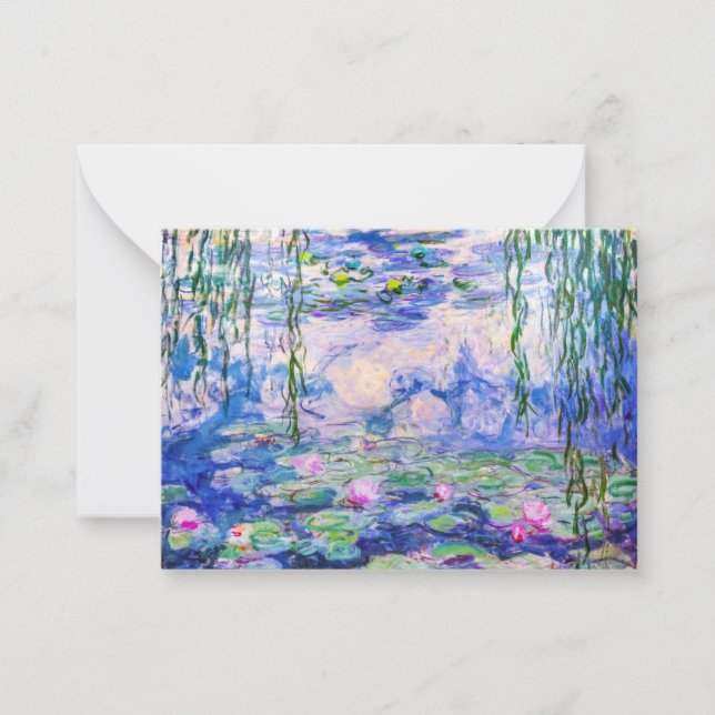 Carte De Correspondance Claude Monet - Nymphéas / Nymphéas 1919 (Devant)