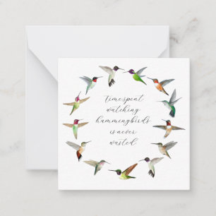 Carte De Correspondance Colibri