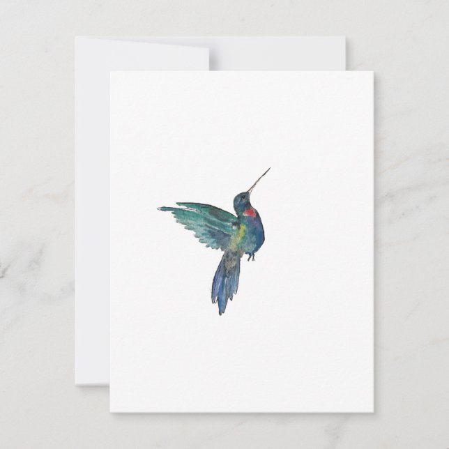 Carte De Correspondance Colibri (Devant)