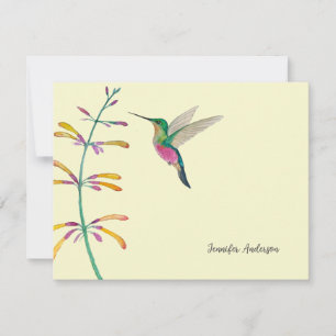 Carte De Correspondance Colibri personnalisé