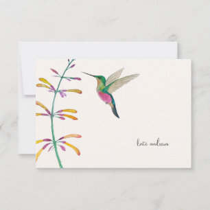 Carte De Correspondance Colibri personnalisé