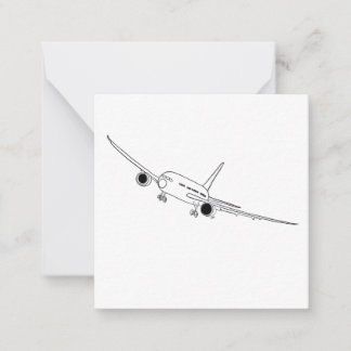 Carte De Correspondance Conception de l'avion