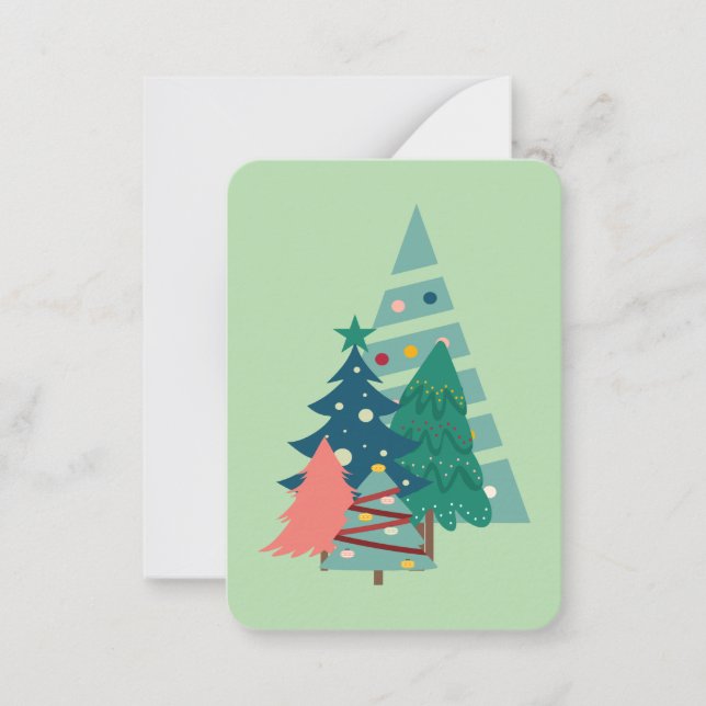Carte De Correspondance Conception des Evergreens (Devant)