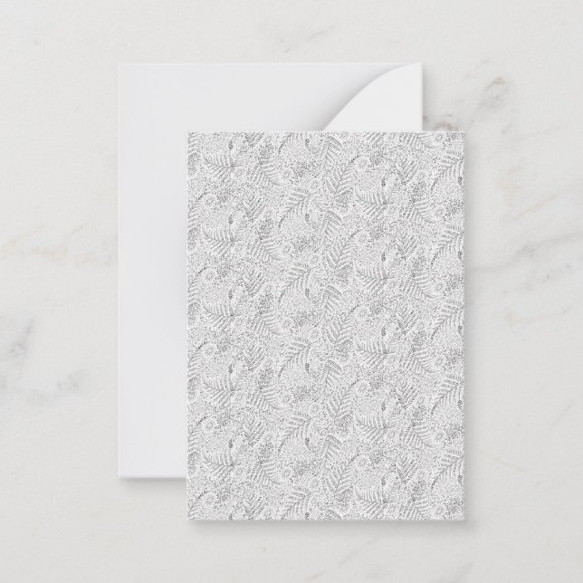 Carte De Correspondance conception du tapis Trente-six (Devant)