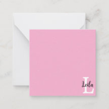 Conception personnalisée de nom de monogramme rose