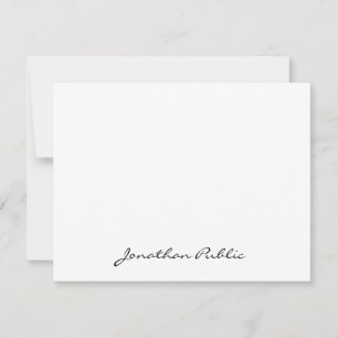 Carte De Correspondance Conception simple de manuscrit des textes
