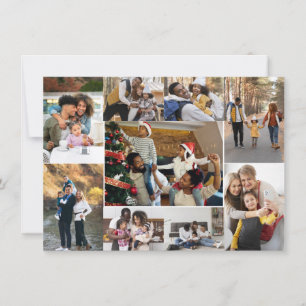 Carte De Correspondance Concevez Votre Propre Collage de 9 Photos