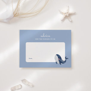 Carte De Correspondance Conseils de parentalité pour la Baby Shower Garçon