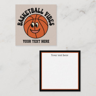 Carte De Correspondance cool Basketball vidéos de sport ajouter du texte