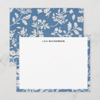 Correspondance de motif Floral Bleu Plutôt Blanc