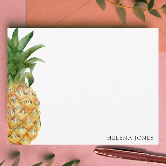 Carte De Correspondance Correspondance personnalisée pour ananas (Créateur téléchargé)