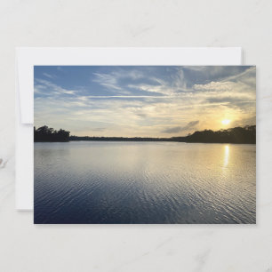 Carte De Correspondance Coucher De Soleil Sur Le Lac Wildcat