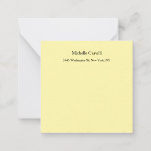 Carte De Correspondance Couleur crème Professionnel Unique Classique