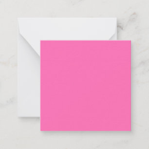 Carte De Correspondance Couleur solide rose chaud