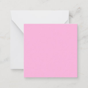 Carte De Correspondance Couleur solide rose pâle