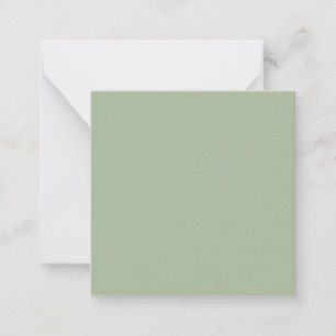 Carte De Correspondance Couleur solide vert Laurel
