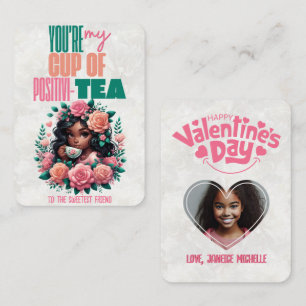 Carte De Correspondance Coupe de Positivi-TEA en classe Joyeux Valentines 