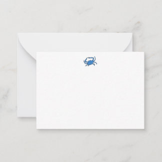 Carte De Correspondance Crabe bleu