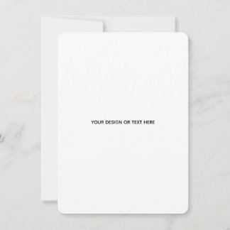 Carte De Correspondance Create Your Own white 