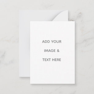 Carte De Correspondance Créez votre propre blanc 