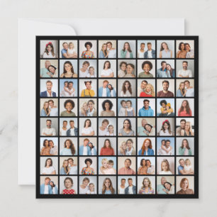 Carte De Correspondance Créez Votre Propre Collage De 64 Photos
