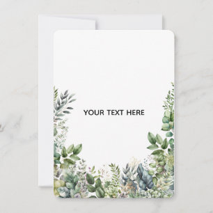 Carte De Correspondance Créez Votre Propre Dessin Botanique