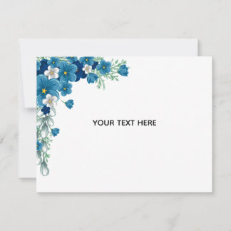 Carte De Correspondance Créez Votre Propre Floral