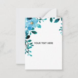 Carte De Correspondance Créez Votre Propre Floral