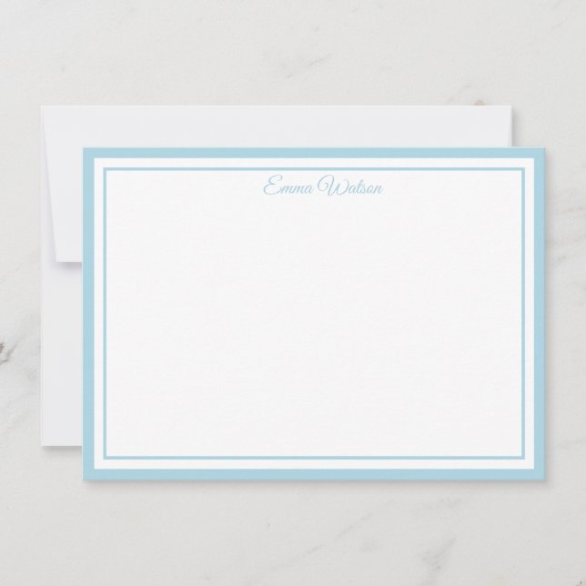 Carte De Correspondance Custom Name Note Card (Devant)