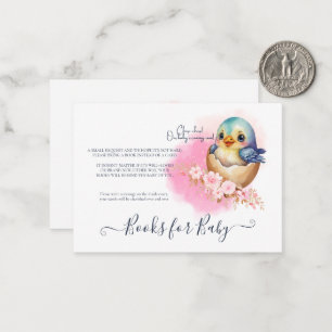 Carte De Correspondance Cute Kawaii Oiseau Oiseau Oiseau Élégant Baby show