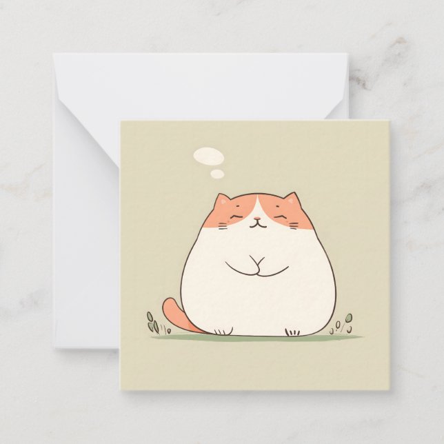 Carte De Correspondance Cute mode de vie des chats (Devant)