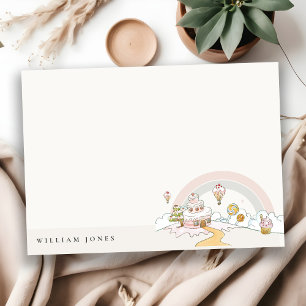 Carte De Correspondance Cute Pastel Sweet Time Candy Land Anniversaire de 