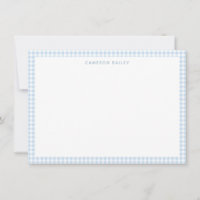 Cute Retro Bleu clair En vichy Plaid Personnalisé