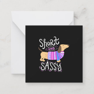 Carte De Correspondance Dachshund Court Et Sassy