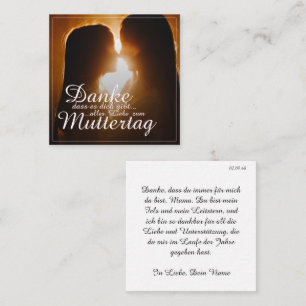 Carte De Correspondance Danke, dass es dich gibt - Muttertag