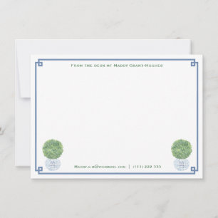 Carte De Correspondance De la part de Papeterie personnalisée classique