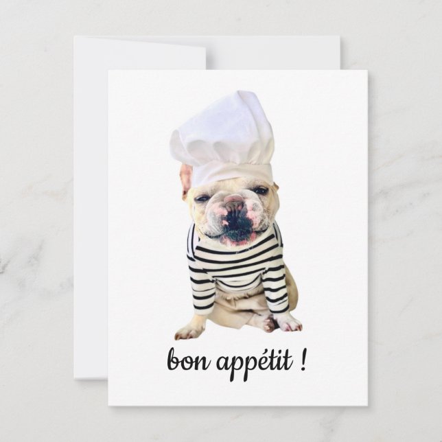 CARTE DE CORRESPONDANCE DELLALAFRENCH BON APPETIT ! (Devant)