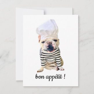 CARTE DE CORRESPONDANCE DELLALAFRENCH BON APPETIT !